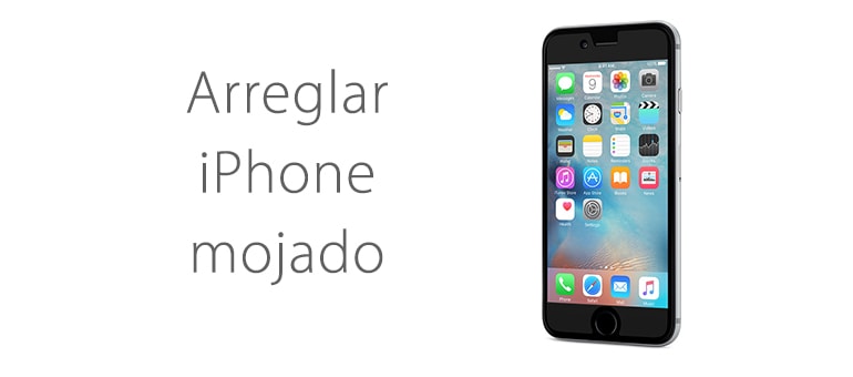 Arreglar un iPhone mojado