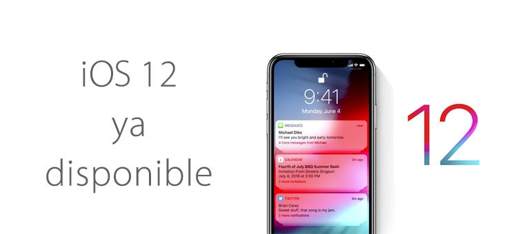 El iOS 12 ya ha llegado a los dispositivos de Apple