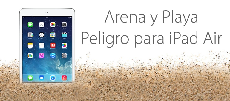 Reparar tu iPad si se te ha mojado en el mar