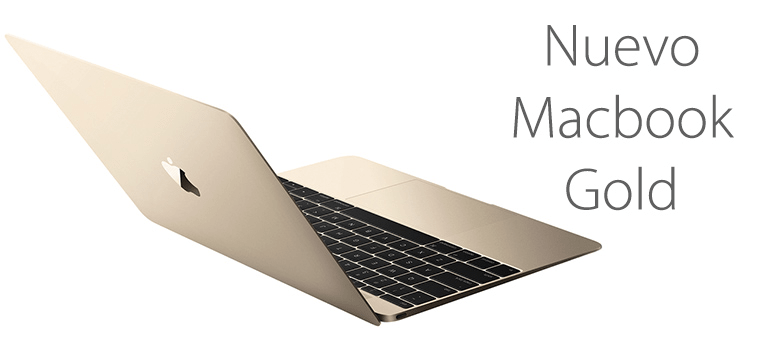 nuevo macbook gold apple