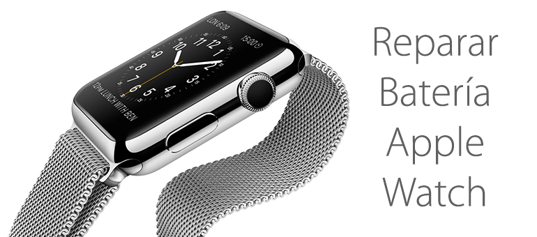 Reparar batería de Apple Watch si no carga
