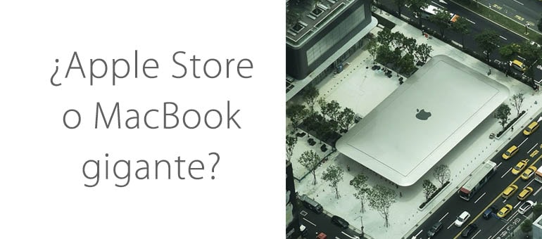 Nueva Apple Store con forma de MacBook