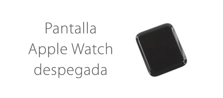 se puede reparar apple watch pantalla despegada