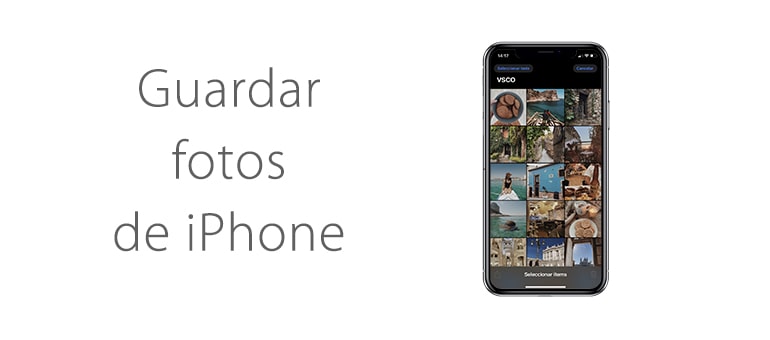 donde guardar fotos iphone