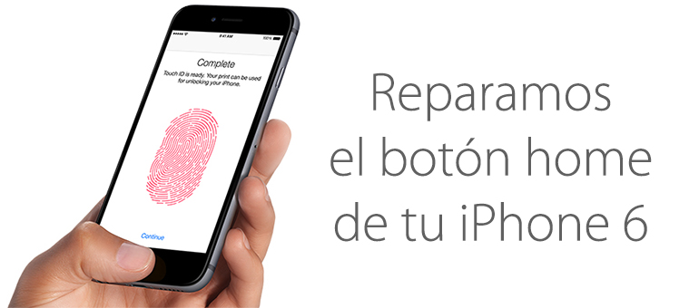 reparar boton circular de iphone 6