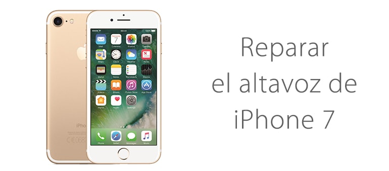 Cambiar altavoz de iPhone 7 si no suena ifixrapid