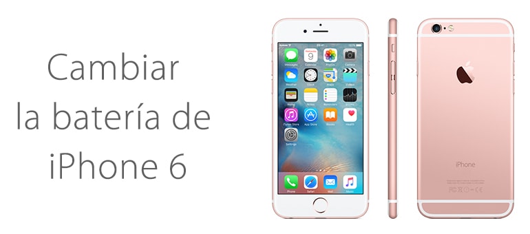 cambio de bateria para iphone 6 en madrid