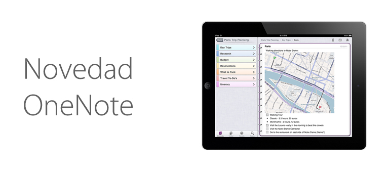 ONENOTE IOS