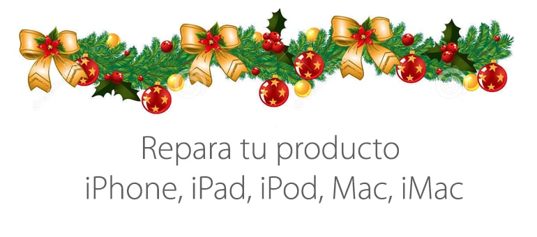 reparar apple navidad