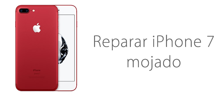 Reparar iPhone 7 mojado en el centro de Madrid  