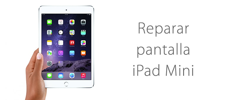 Cambiar cristal roto de iPad Mini 4 en Madrid