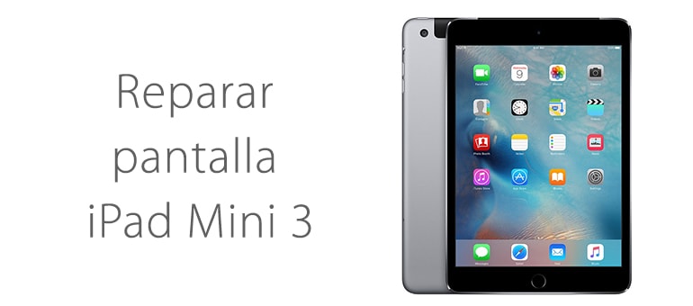 cambiar el cristal roto de ipad mini 3 servicio tecnico ifixrapid apple