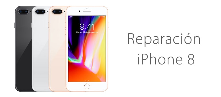 Cambiar el cristal roto de la pantalla de iPhone 8 en iFixRapid