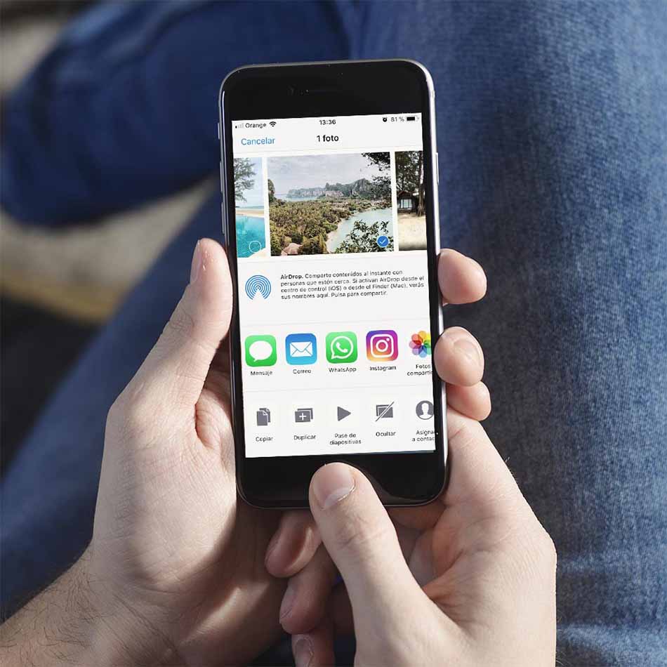 Cómo utilizar AirDrop desde iPhone