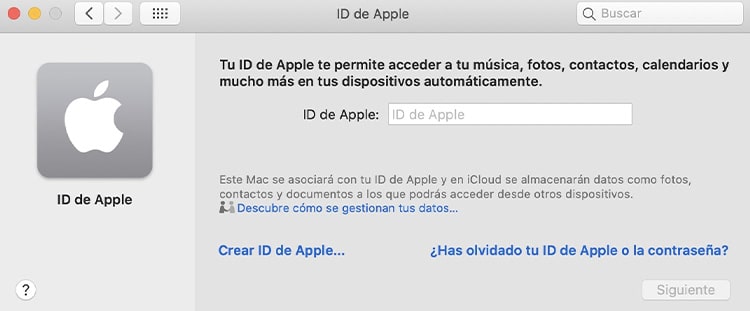 olvidaste tu apple id